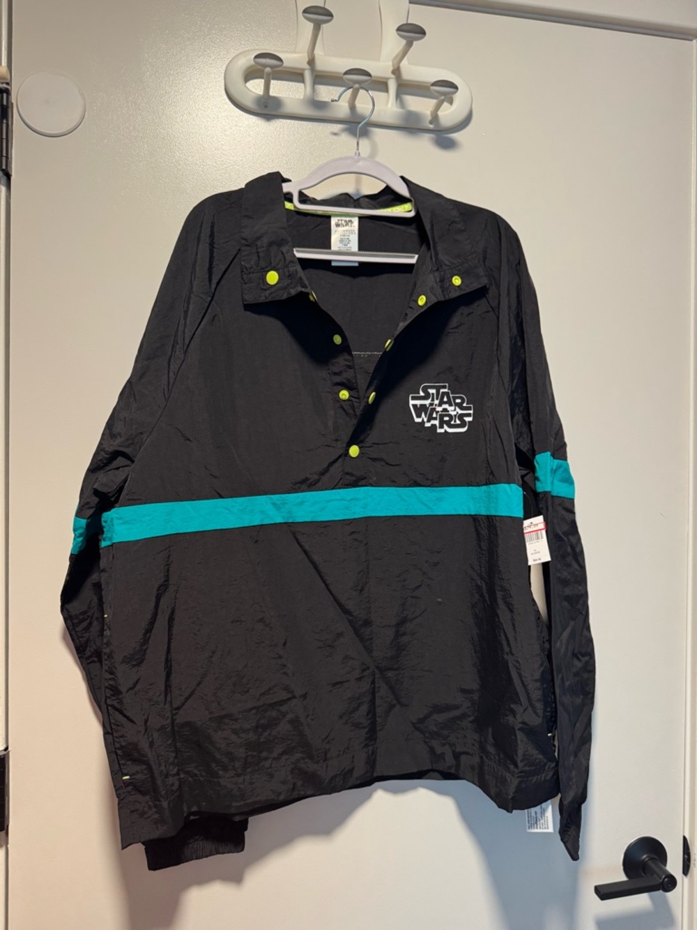 Star Wars Black Jacket with Neon Green Accent